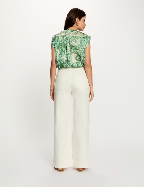 Morgan Spodnie POVA M OFF WHITE