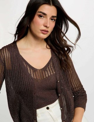 Morgan Sweater MAGATHE M CHOCO