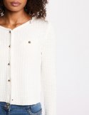 Morgan Sweter MBOSS M OFF WHITE