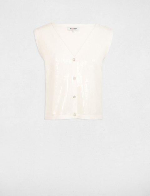 Morgan Sweater MCARDI M OFF WHITE