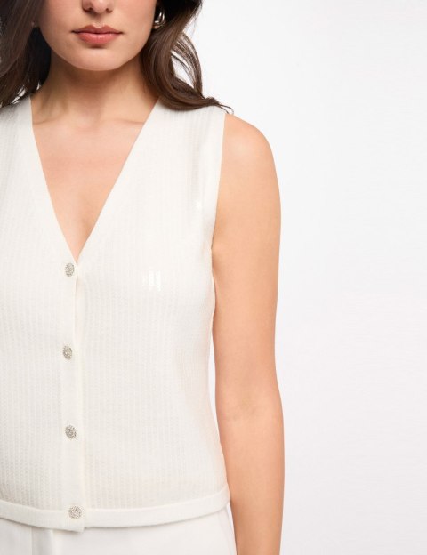 Morgan Sweater MCARDI M OFF WHITE