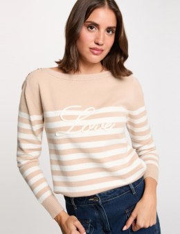 Morgan Sweter MLOVI M CAPUCCINO