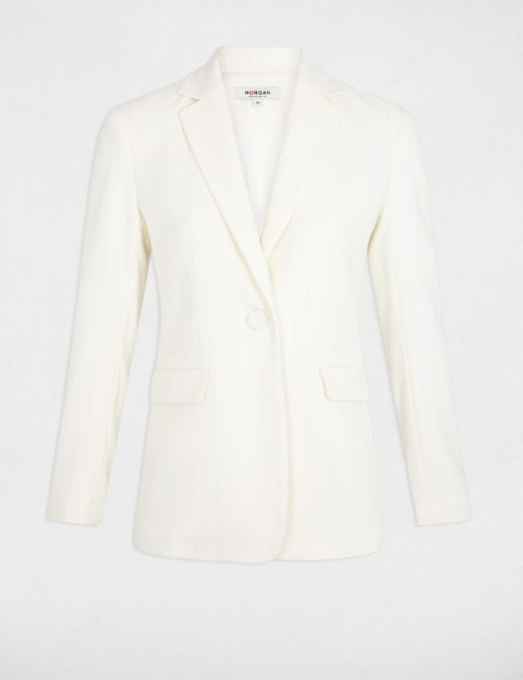 Morgan Żakiet VCURL.F M OFF WHITE
