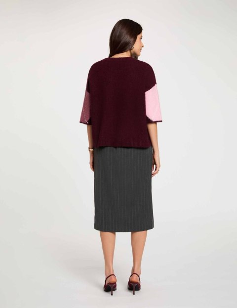 Morgan Sweater MFELI M PRUNE