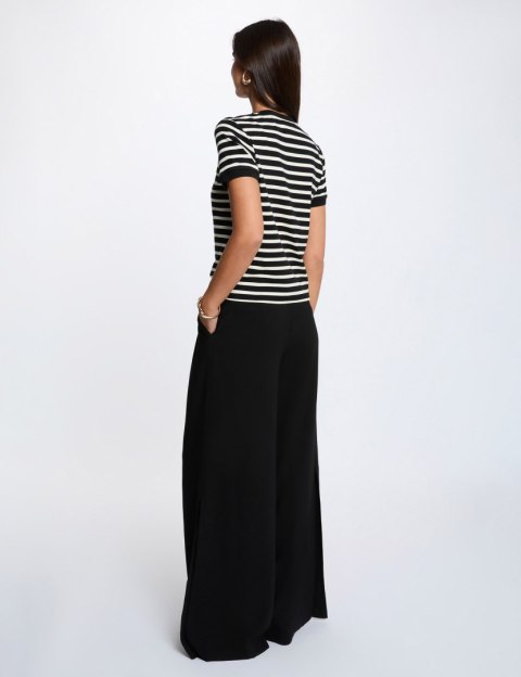 Morgan Bluzka DFARO NOIR/OFF WHITE
