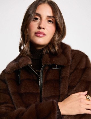 Morgan Kurtka GFOLKA MARRON GLACE