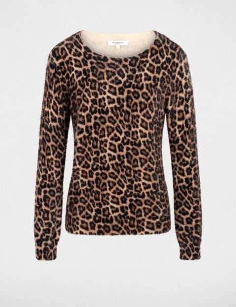 Morgan Sweter MBASE M BEIGE
