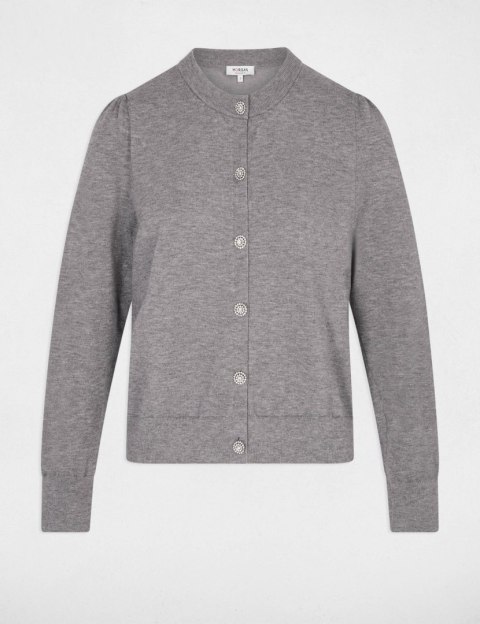 Morgan Sweter MKNOT GRIS MOYEN