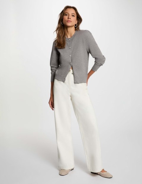 Morgan Sweter MKNOT GRIS MOYEN